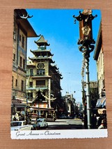 Vintage Postcard, San Francisco, Chinatown, Grant Avenue, California - £3.66 GBP