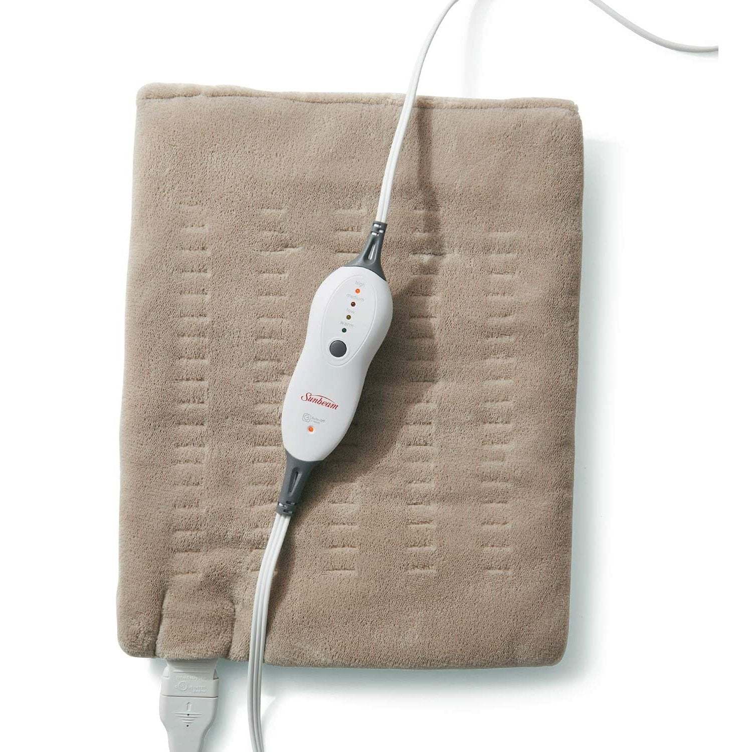 Primary image for Sunbeam - Heating Pad 12 '' x 15 '' With Auto Shut Off, Beige