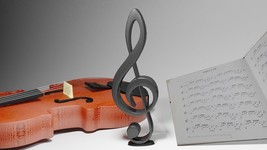 Musical Statue/wall hanging  G clef - £9.59 GBP+