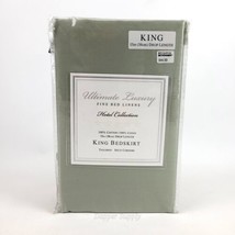 Ultimate Luxury Fine Bed Linens Hotel Collection King Bedskirt 15&quot; Drop ... - $28.70
