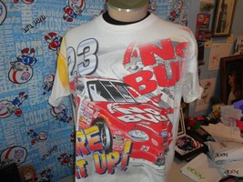 Vintage Jimmy Spencer 1998 No Bull T Shirt XL Winston Cup USA All Over Print #23 - $98.99