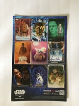 Topps Card Trader Star Wars 11&#39;&#39; x 17&#39;&#39; 9 Card Blue Poster From 2022 SWC - $17.96