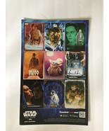 Topps Card Trader Star Wars 11&#39;&#39; x 17&#39;&#39; 9 Card Blue Poster From 2022 SWC - $24.74 CAD