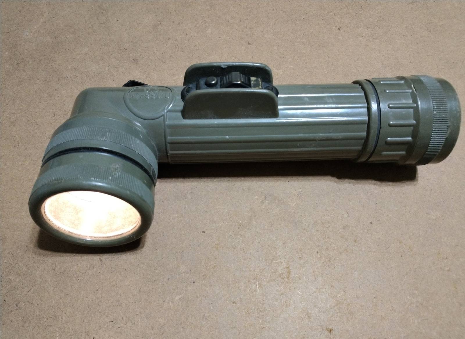 Original USGI Vietnam war era working MX 99 angle HEAD flashlight torch ... - $9.99