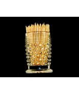 Clear Glass Toothpick Holder, Hobnail, Footed Shot Glass, Anchor Hocking... - $274.24 MXN