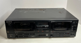 SONY TC-W550 Audio Dual Tape Deck Cassette Dubbing Recorder Dolby Vintag... - $71.08