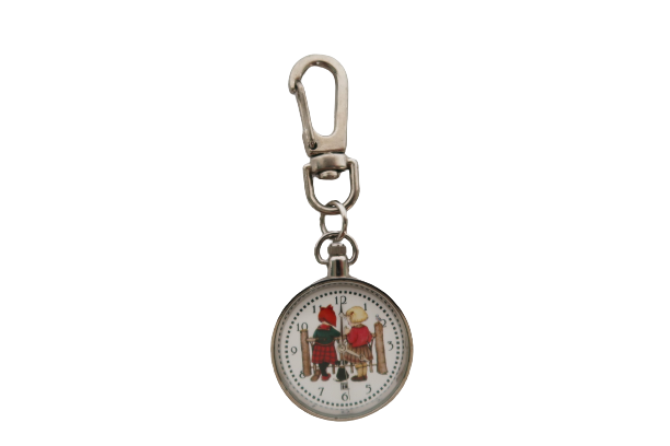 Primary image for Mary Engelbreit Key Chain Watch Little Girls on a Fence Needs Battery