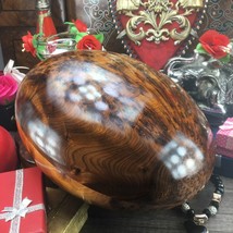 Keepsake flying saucer shaped Thuya wooden box, thuya root wood jewelry holder - £139.35 GBP