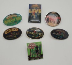 Smuckers Stars on Ice Lapel Hat Pin Lot of 7 Various Years 2003-2009 - £23.58 GBP