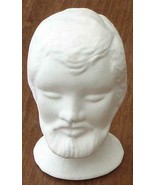 Ceramic Bisque Miniature Bust - READY TO PAINT - VGC - HANDSOME CERAMIC ... - $282.54 MXN
