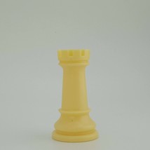 1969 Chessmen Staunton Replacement Ivory Rook Chess Piece 4807 Milton Bradley - £2.36 GBP