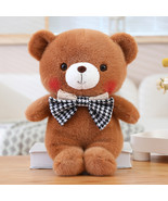Teddy Bear Plush Dolls Super Cute Bow Bears Plush Pillow Stuffed Soft Fo... - £24.81 GBP