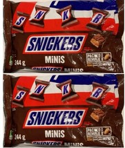 ( 2pack)SNICKERS Minis Size Milk Chocolate Candy Bars 17.2 oz  exp 07/2026 - $19.79