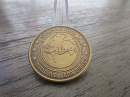 Vintage USN Commander Naval Submarine Forces Challenge Coin #369U - £19.77 GBP