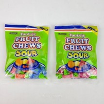 (Lot of 2) Sour Tootsie Fruit Chews Assorted Fruit Rolls Candy 7oz Bag ea. - £12.68 GBP