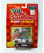 Racing Champions Stevie Reeves #7 NASCAR 1996 Preview White Die-Cast Car... - $81.89 MXN