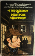 The Casebook Of Solar Pons #4 By August Derleth (1975) Pinnacle Paperback 1st - £11.86 GBP