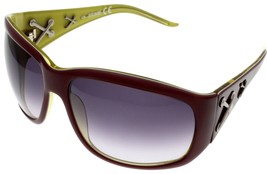Just Cavalli Sunglasses Rectangular Women Violet Green JC140S U35 - £58.03 GBP