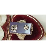  Estate  14k White Gold Agate Diamond Shriners or Eastern Star Filigree ... - £491.08 GBP