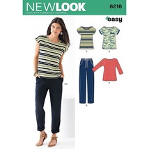 Simplicity New Look Easy Pattern 6216 Misses Knit Tops and Pants Sizes 8-10-12-1 - £14.11 GBP