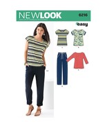 Simplicity New Look Easy Pattern 6216 Misses Knit Tops and Pants Sizes 8... - £14.15 GBP