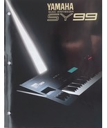 Yamaha SY99 Synth Keyboard Workstation Original Color Brochure, Japan 19... - $55.53 CAD