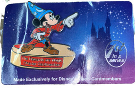 1940 SORCERER MICKEY MOUSE Disney Visa Cardmember Pin 2006 49014 Fantasi... - £15.18 GBP