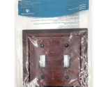 Brainerd Brown Espresso Architectural Double Electrical  Switch Wall Pla... - $9.00