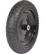 Flat Free Wheelbarrow Tire &amp; Wheel &amp; Adapter Kit for 3/4 14&quot;x4&quot; axle NEW - $89.02 CAD