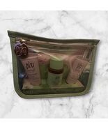 PIXI Rose Glow Routine Set in Travel Bag, Balm, Toner, Cleanser &amp; Make U... - $3.05