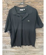Lacoste Men’s Classic Fit Polo Shirt With Alligator Logo Black Size 9 (4XL) - £23.66 GBP