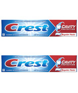 Pack of (2) New Crest Cavity Protection Toothpaste Regular - 8.2 oz - £12.76 GBP