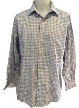 Brooks Brothers Regent Fit White, Lavender Checked  Shirt Size 17/34 Non... - €24,28 EUR