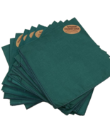 Vintage Springmaid Colorsettings No Iron Napkins Set of 12 Green Set of ... - $39.70 CAD