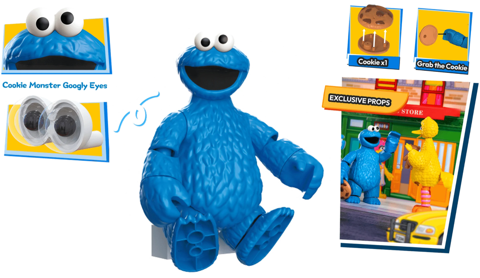 Sesame Street - Wave 1 Set of 4-pcs Building Set by BLOKEES Item image 4