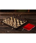 Traditional Folding Wooden Chess Sets, Chess Set &quot;ACE&quot;, Board Sizes - 16... - £108.96 GBP