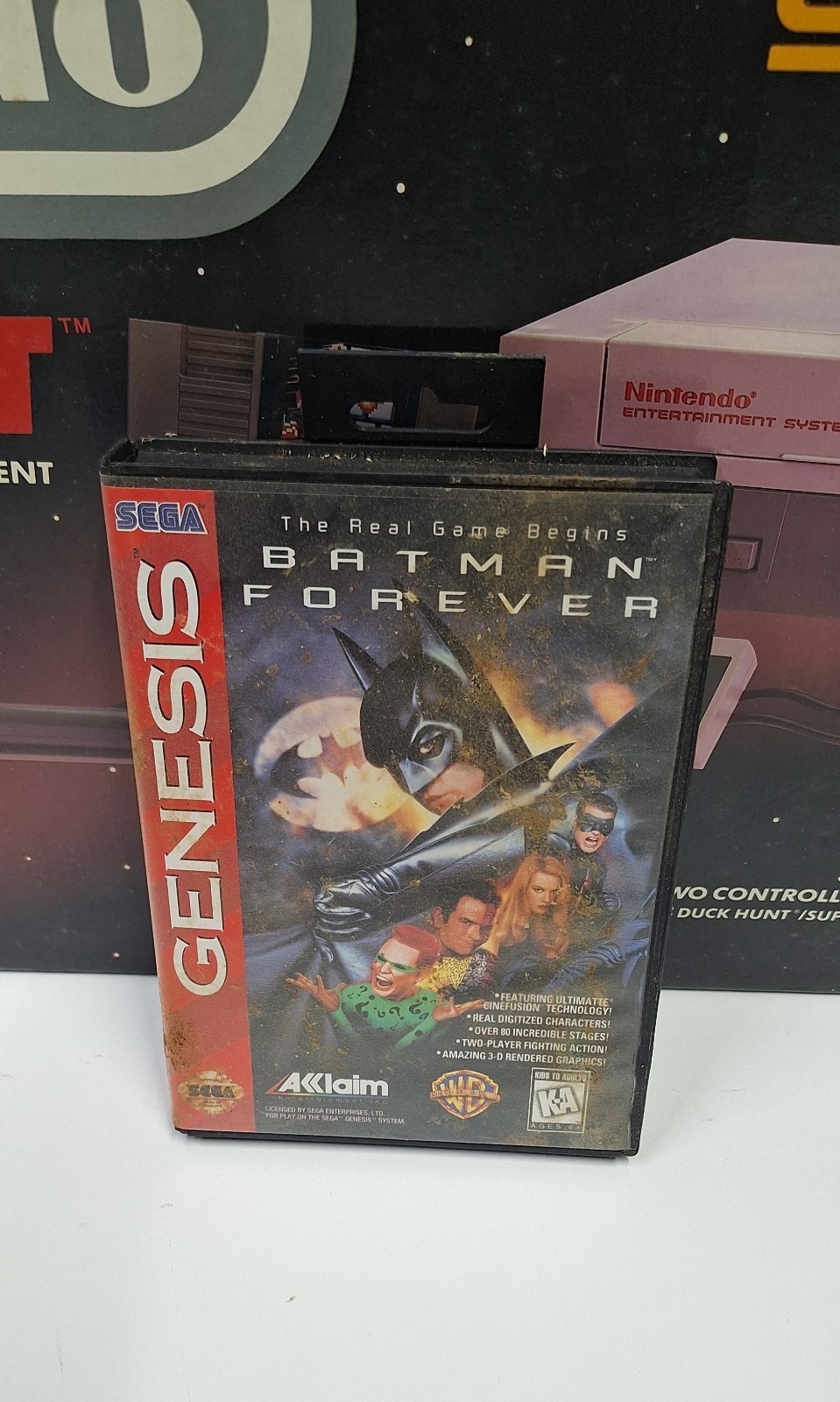 Vintage Case Batman Forever  Sega Genesis Authentic No Game  Item image 2