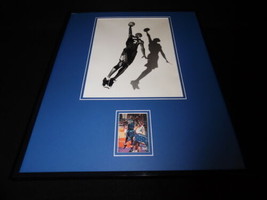 Kevin Garnett 16x20 Framed Game Used Jersey &amp; Photo Display TWolves UDA - £62.27 GBP