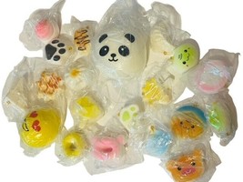 Squishies Fidget Stress Relief Toy Lot Anxiety Squishy Squeeze LOT 20 Panda Cats - £27.21 GBP