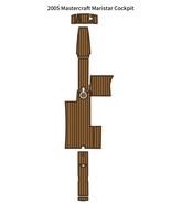 2005 Mastercraft Maristar Cockpit Pad Boat EVA Foam Faux Teak Deck Floor... - $901.31 CAD