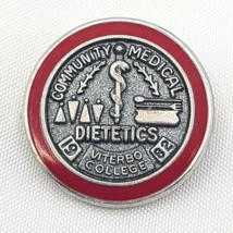 Viterbo University WI Sterling Silver 1982 Lapel Pin Community Medical D... - $23.95