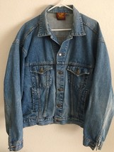 Caribbean Jeanswear Co. Men&#39;s Sz XL Jean Jacket Denim Blue Vintage Butto... - $37.95