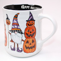 Cobwebs And Cauldrons Gnome Pumpkin Happy Halloween Coffee Mug Trick Or ... - $11.64