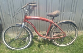 Men&#39;s Aluminum Kent Del Rio Bicycle Used Red Parts Repair As Is - £71.84 GBP