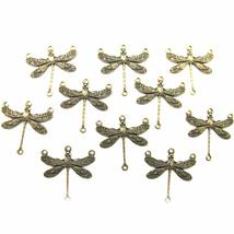 EleganceWithFlair -10- SMALL SIZE Antique Gold Tone Brass jewelry metal ... - £5.59 GBP