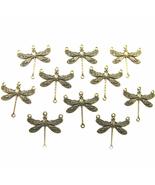 EleganceWithFlair -10- SMALL SIZE Antique Gold Tone Brass jewelry metal ... - £5.50 GBP