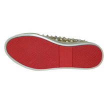 Mens Fancy Shoes By FIESSO AURELIO GARCIA, Spikes Rhine stones 2413 Gold image 9
