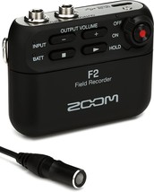 With A Built-In Lavalier Microphone And Battery Power, The Zoom F2, Operated. - £155.81 GBP