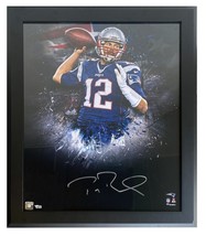 TOM BRADY Autographed Patriots 20&quot; x 24&quot; &quot;In Focus&quot; Framed Photograph FA... - £1,719.03 GBP