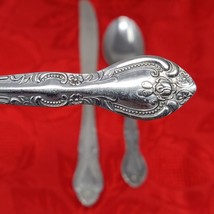 3 Pcs Northland Oneida Malmaison Stainless Flatware 2 Spoons 1 Butter Knife - $8.48
